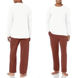 NEW UGG Waylen Straight Leg Rust Orange Brick Red Sweatpants Lounge PJ Pant M